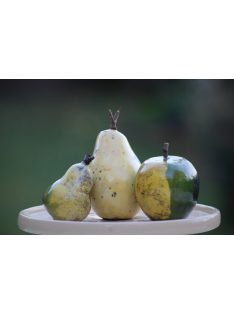 Raku kerámiagyümölcs szett - sárga