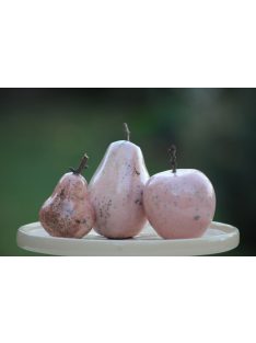 Raku kerámiagyümölcs szett - rózsaszín 2